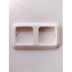 Πλαίσιο 2 θέσεων κάθετο/οριζόντιο λευκό - Reflex - Busch-Jaeger