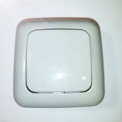 Διακόπτης απλός / Γκρί - Μηχανισμός/Πλακίδιο/Πλαίσιο Reflex - Busch-Jaeger