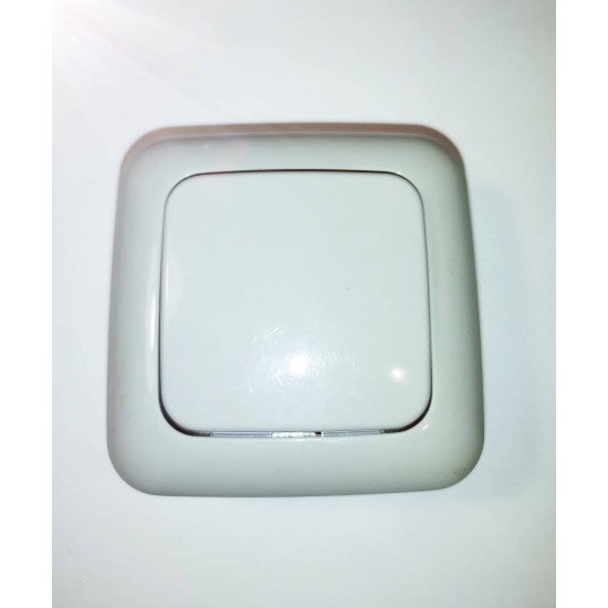 Διακόπτης απλός / Γκρί - Μηχανισμός/Πλακίδιο/Πλαίσιο Reflex - Busch-Jaeger