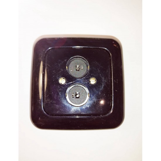 Πρίζα ηχείων Hi-Fi  Μπλέ μηχανισμός/Πλακίδιο/Πλαίσιο Reflex - Busch-Jaeger