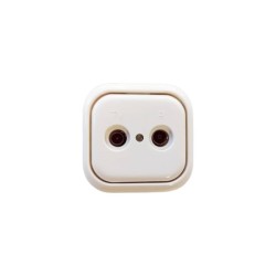 Πρίζα TV-RD λευκό μηχανισμός/Πλακίδιο/Πλαίσιο διέλευσης Reflex - NIESSEN