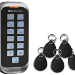 Πληκτρολόγιο ελέγχου πρόσβασης & 5 Κλειδιά προσέγγισης 12VDC CodeAccess RFID IP68 - Sentinel