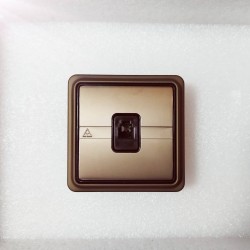 Socket tel RJ11  bronze - Mechanism/plate/Frame Trazo - Niessen