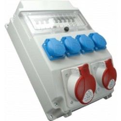 Εργοταξιακός πίνακας  2 Πρίζες 5X32A (400V) + 4 Πρίζες Σουκο 16Α (230V) ROS 11/x-22/S - DABLER