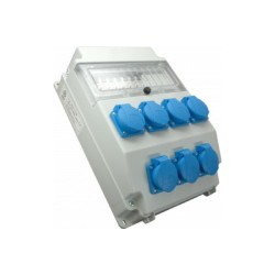 Εργοταξιακός πίνακας  7 Πρίζες σούκο 16Α (230V)  ROS 11/x-25/S - DABLER