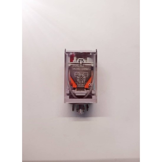 Ρελέ τύπου λυχνίας κυκλικής διάταξης επαφών 8 ποδών 230V AC - Rutech