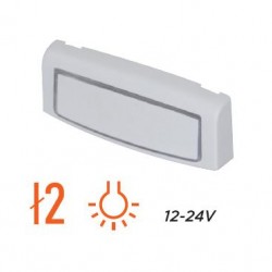 Μπουτόν κουδουνιού λευκό - Φωτιζόμενο - 8502 - Sentinel