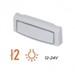 Μπουτόν κουδουνιού λευκό - Φωτιζόμενο - 8502 - Sentinel