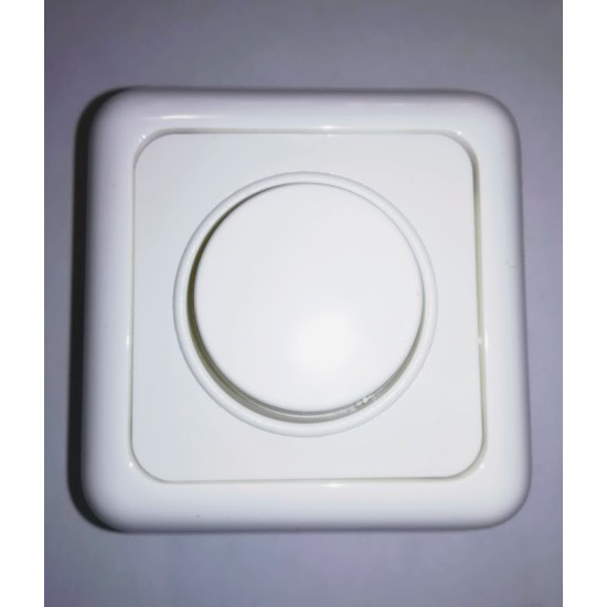 Dimmer περιστροφικό αλλερετούρ 1000W / 230V -  Λευκό - Sifnos 767 - aliberti