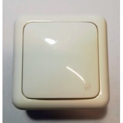 Πρίζα σούκο 2Π+Τ  ασφαλειας με καπάκι - Λευκό - Sifnos 767 - aliberti