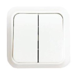 Διακόπτης κομμυτα΄τερ λευκό - Siros 575 - aliberti