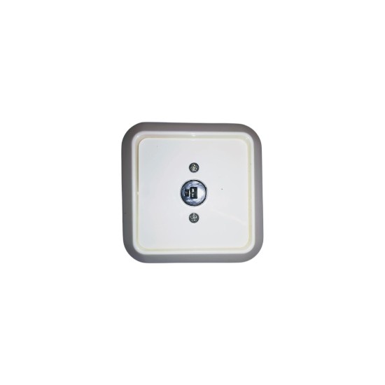 Πρίζα μουσικής hifi μονή - Λευκό - Siros 575 - aliberti