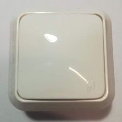 Πρίζα σούκο 2Π+Τ  ασφαλειας με καπάκι - Λευκό - Siros575 - aliberti