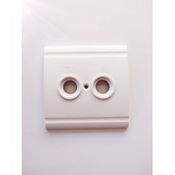 Πρίζα TV-R διέλευσης λευκό - M3000 - Esem