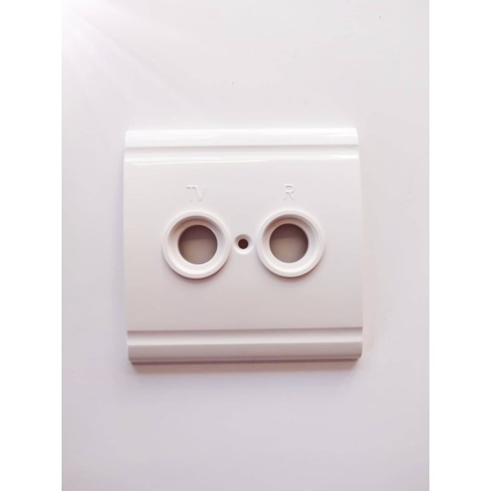 Πρίζα TV-R τερματική λευκό - M3000 - Esem