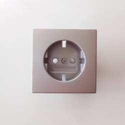 Πρίζα σούκο ασημί - Πλακίδιο future - Busch-Jaeger