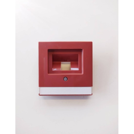 Πρίζα 1θε΄σης RJ11/RJ45 κόκκινο - Πλακίδιο Solo - Busch-Jaeger