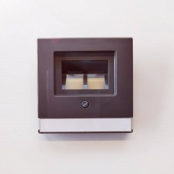 Πρίζα 2θε΄σεων RJ11/RJ45 γραφίτης - Πλακίδιο Solo/future - Busch-Jaeger