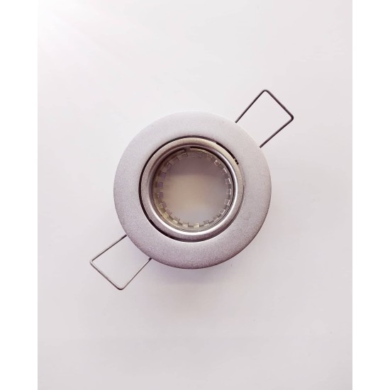 Recessed round movable spot luminaires -Nickel mat MR11