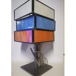 Table lamp - 1x40W / E14 - white/blue/orange - Spot light