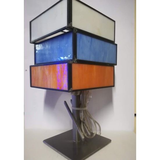 Φωτιστικό επιτραπέζιο - 1x40W / E14 - white/blue/orange - Spot light