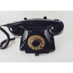 Wired electronic telephone vintage black - Telco