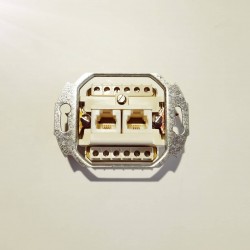 Πρίζα τηλεφώνου 2xRJ11 μηχανισμός - Telegartner