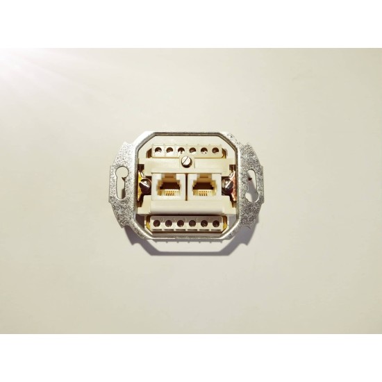 Πρίζα τηλεφώνου 2xRJ11 μηχανισμός - Telegartner