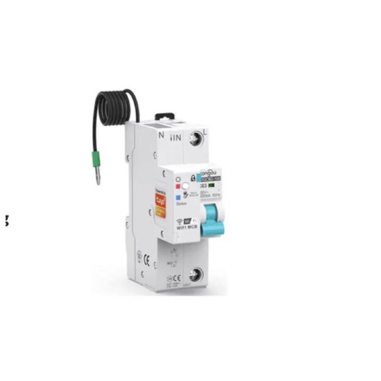 Αυτόματη ασφάλεια 63Α ράγας 1 Στοιχείου με δυνατότητα χειρισμού μέσω Wi-FI - TOQCB2-80-1P - El.tech