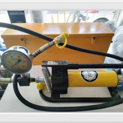 Υδραυλική αντλία λαδιού Ποδοκινητη με Μάνόμετρο - Υδραυλική Πρέσσα μετάλλων - CB-150D 