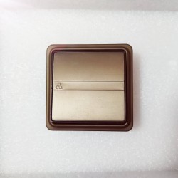 Διακόπτης απλός μπρονζέ - Μηχανισμός/Πλακίδιο/Πλαίσιο Trazo - Niessen