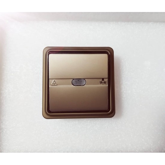 Button with lamp bronze  - Mechanism/plate/Frame Trazo - Niessen