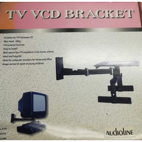 Βάση τηλέορασης VCD Ασημί  - Audioline