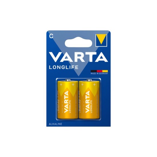Μπαταρία αλκαλική 4114 LR14/1.5V C - 2τεμ - VARTA