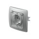 Πρίζα σούκο + Κάλυμμα 2P+E 16A 250V~ PT Λευκό / TEM EKONOMIK