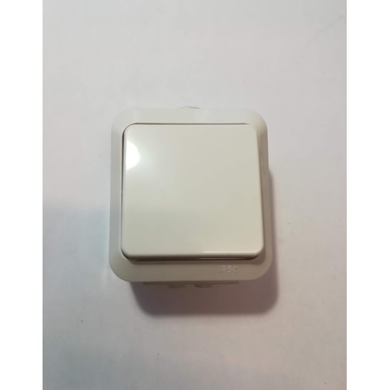 Διακόπτης A-R εξωτερικός λευκό -  IP54 - AQUA - 10018MA - BASSIAKOS