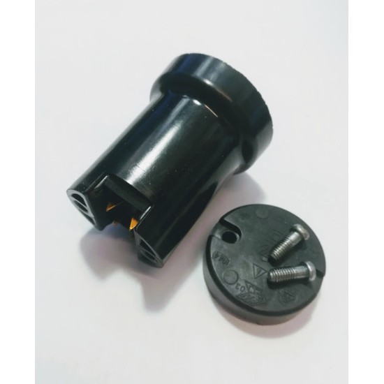 Ντουί Ε27 γιρλάντας - Μάυρο