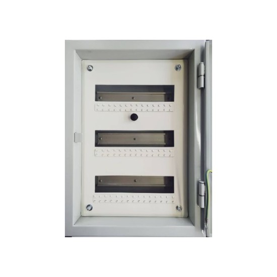 Πίνακας χωνευτός 3 σειρών / 36 στοιχείων με μεταλλική πόρτα 