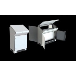 Τράπεζα χειρισμού Κονσόλα με μπροστινές πόρτες 1030 x 600 x 350mm - tekpan