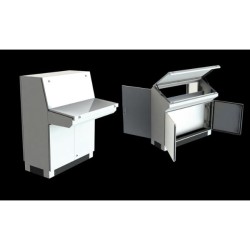 Τράπεζα χειρισμού Κονσόλα με καθρέπτη 1199 x 1000 x 450mm - tekpan