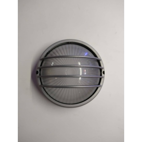 Απλίκα τύπου χελώνα με πλέγμα E27 60W - Μάυρο - Ferrara